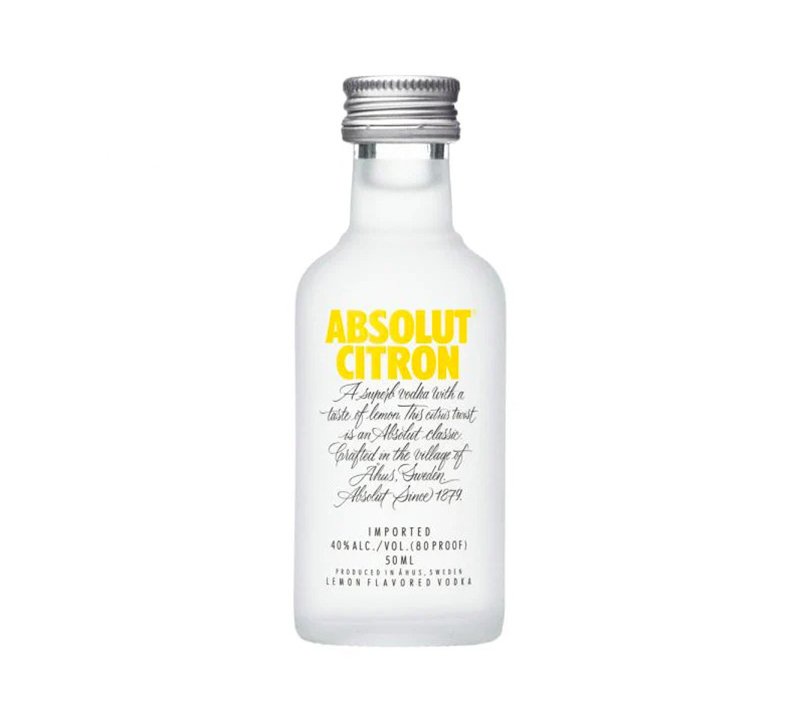 Absolut Citron Vodka 5cl 50ml