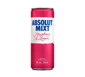Absolut Mixt Raspberry & Lemon Mixed Vodka Drink 250ml