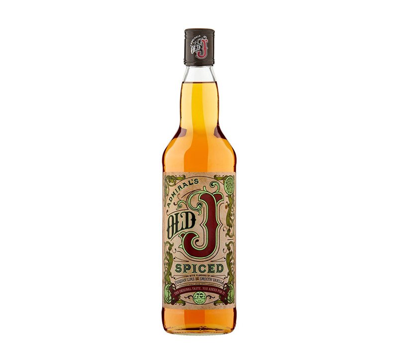 Admiral Vernon's Old J Spiced Rum 70cl 700ml