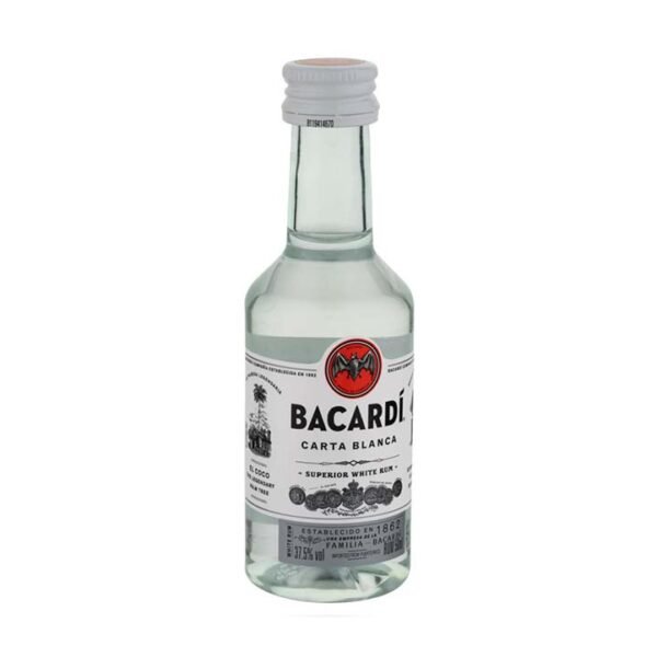 Bacardi Carta Blanca Superior White Rum 5cl 50ml