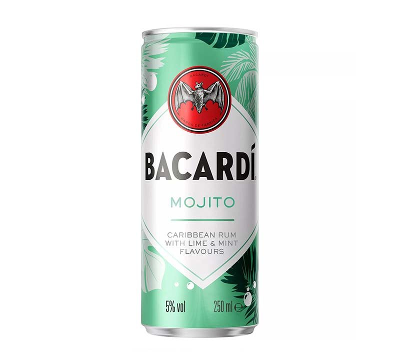 Bacardi Mojito Rum Premix Cocktail 250ml