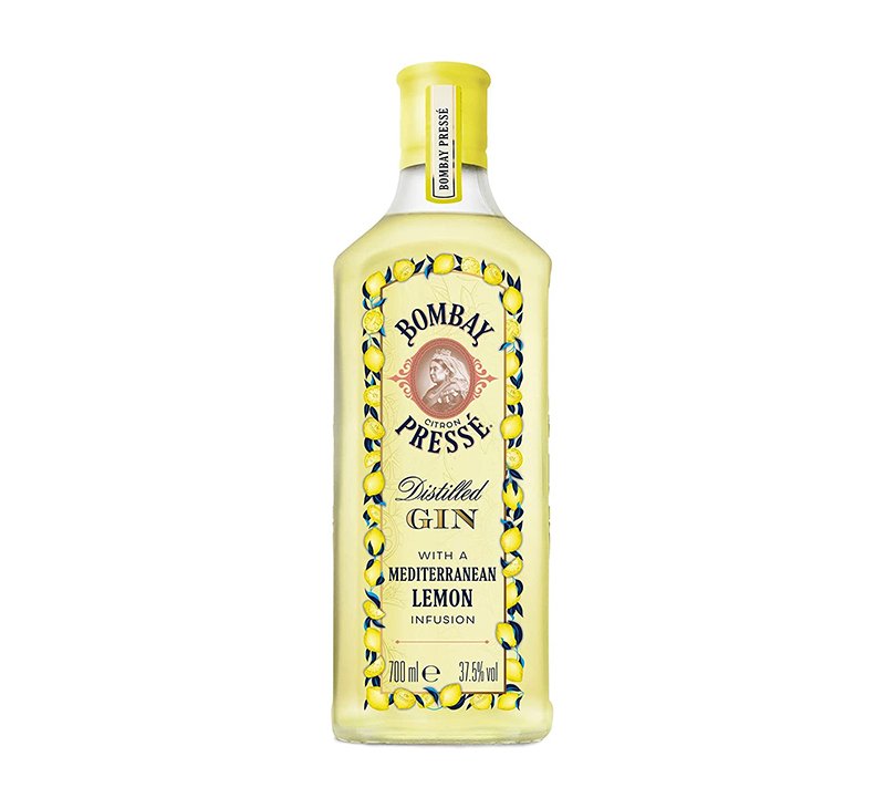 Bombay Presse Distilled Gin with a Mediterranean Lemon Infusion 70cl 700ml