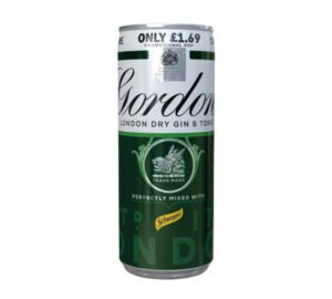 Gordon's London Dry Gin & Tonic With Schweppes RTD PM 250ml