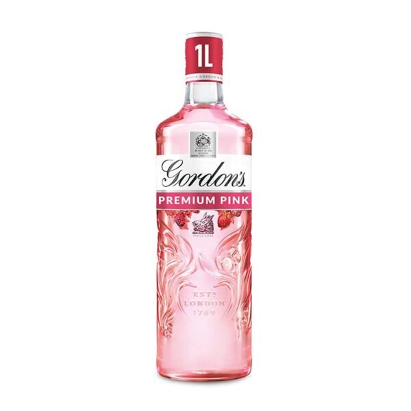 Gordons Premium Pink Distilled Gin 1L