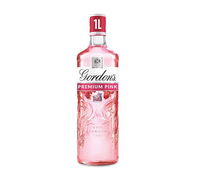 Gordons Premium Pink Distilled Gin 1L