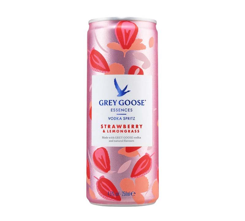 Grey Goose Strawberry Lemongrass Vodka Spritz 250ml
