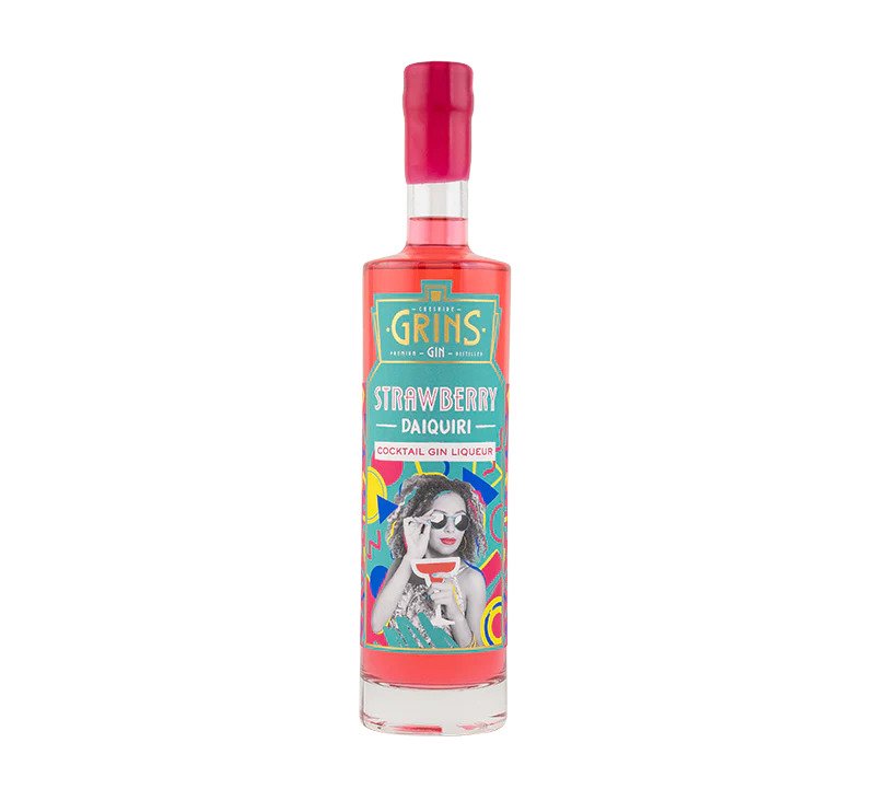 Grins Strawberry Daiquiri Cocktail Gin Liqueur 50cl 500ml Img