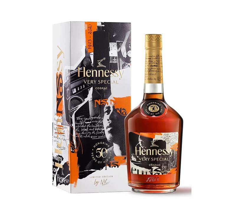 Hennessy VS Cognac 50 Years of Hip Hop Limited Edition by Nas 70cl 700ml
