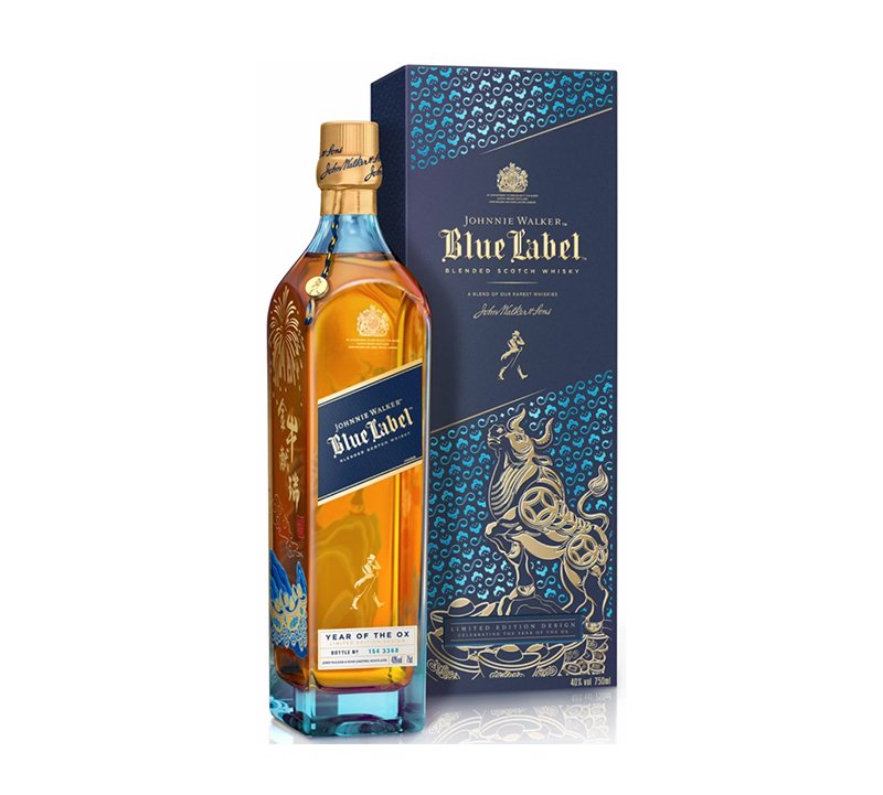 Johnnie Walker Blue Label Chinese New Year 2021 Year of the Ox 70cl 700ml