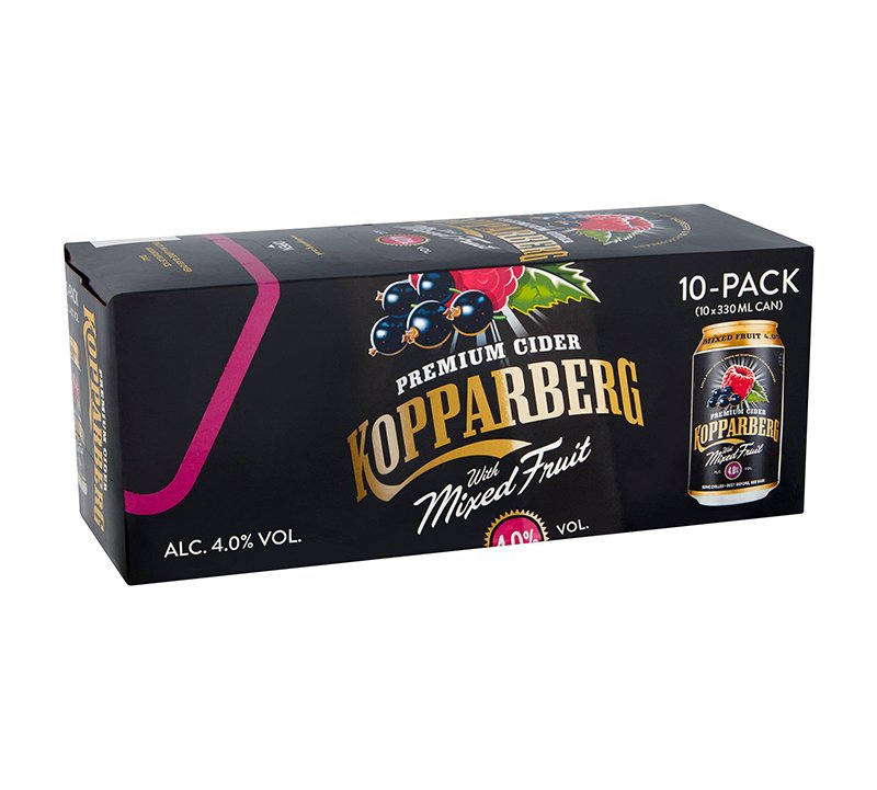 Kopparberg Mixed Fruit Cider Cans 10x330ml