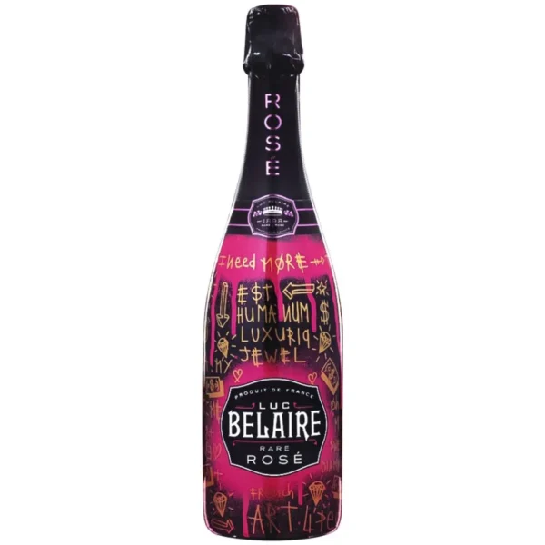 Luc Belaire Rose Artwork By Gregoire Devin Sparkling Wine 75cl 750ml