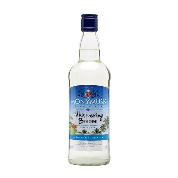 Monymusk Whispering Breeze Coconut Rum Liqueur 70cl 700ml