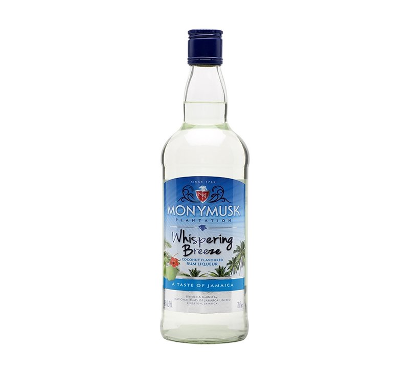 Monymusk Whispering Breeze Coconut Rum Liqueur 70cl 700ml