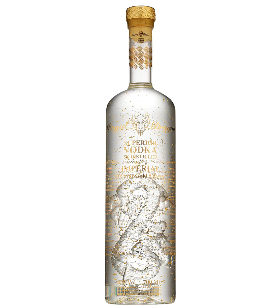 Royal Dragon Superior Vodka With Gold Leaves 70cl 700ml