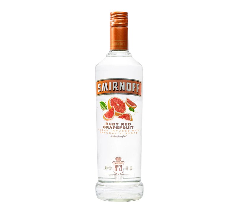Smirnoff Ruby Red Grapefruit Vodka 75cl 750cl