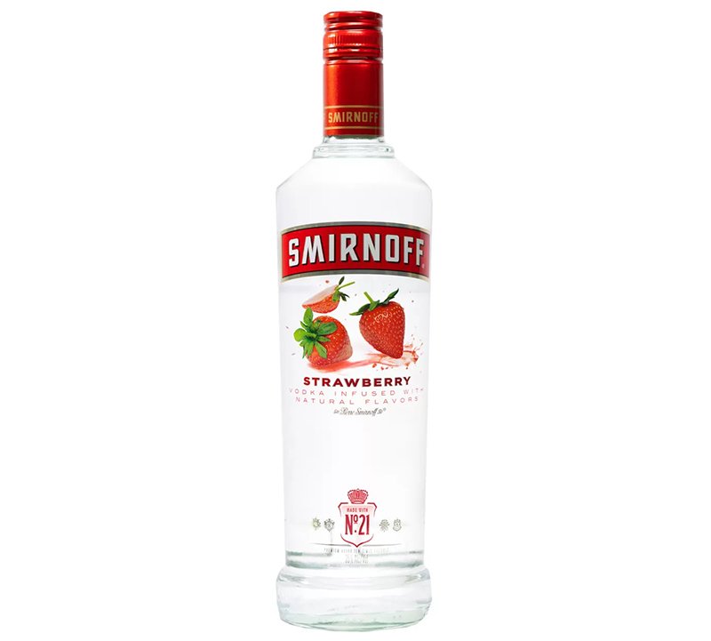 Smirnoff Strawberry Vodka 75cl 750ml