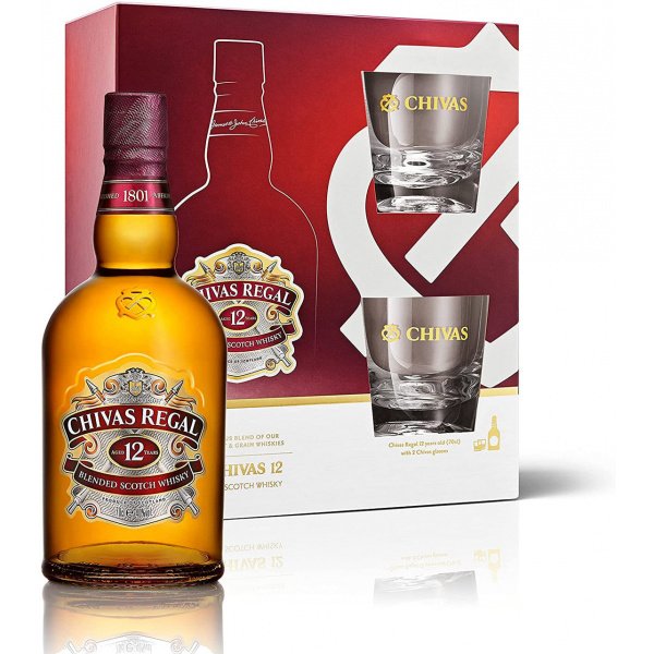 Chivas Regal 12 Year Old Blended Scotch Whisky 750mL – Crown Wine and  Spirits