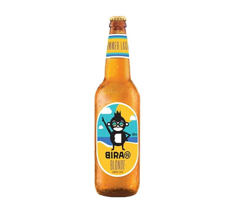 Bira 91 Blonde Craft Summer Lager Beer Bottle 650ml