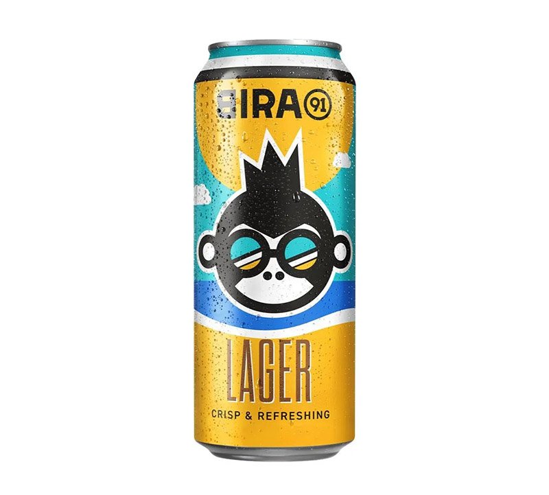 Bira 91 Blonde Craft Summer Lager Beer Can 500ml