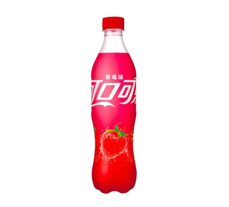 Coca Cola Strawberry 500ml Bottle (China)
