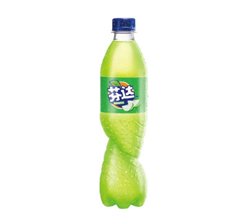 Fanta Green Apple 500ml Bottle (China)