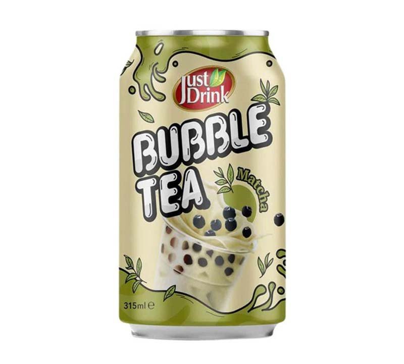Just Drink Bubble Tea Matcha Flavoured Can 315ml
