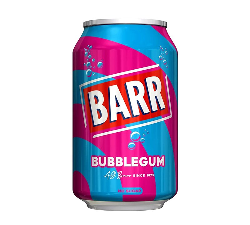 Barr Bubblegum Can 330ml