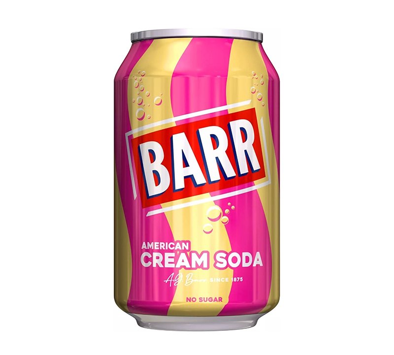 Barr Cream Soda Can 330ml