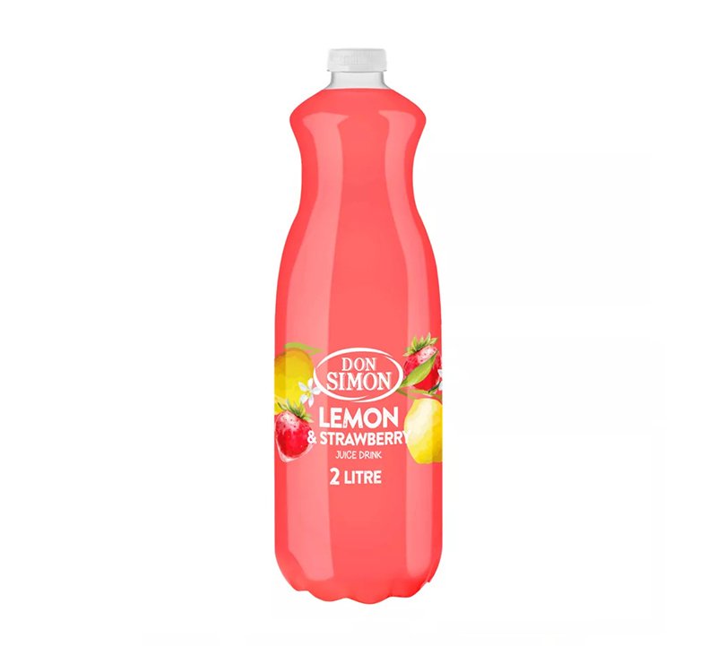Don Simon Lemon & Strawberry Juice Drink 2L