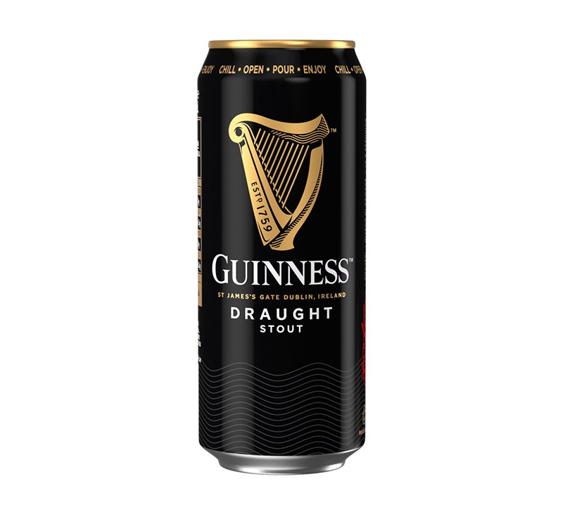 Guinness Draught Stout Beer Can 440ml