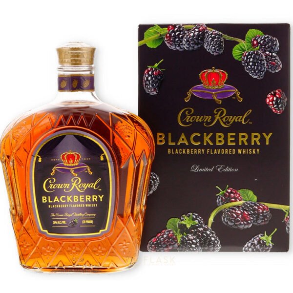 Crown Royal Blackberry Flavored Whisky Limited Edition 75cl 750ml