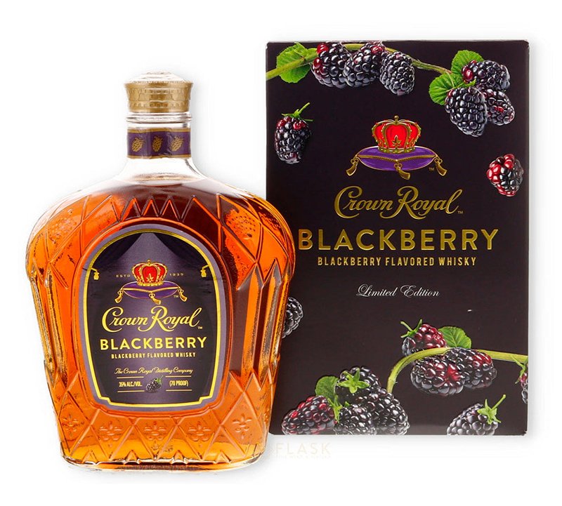 Crown Royal Blackberry Flavored Whisky Limited Edition 75cl 750ml