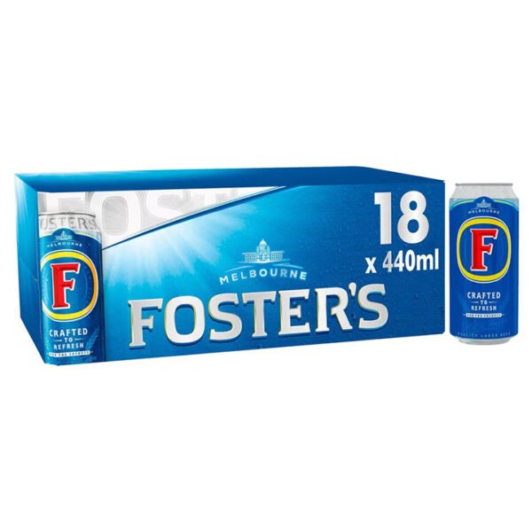 Foster's Lager Beer Cans 18 x 440ml
