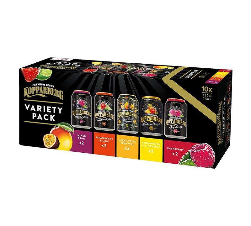 Kopparberg Premium Cider Variety Pack 10x330ml